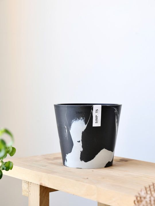 [Simpots] Classic Round Planter 【Limited Fire-fox Bicolor】