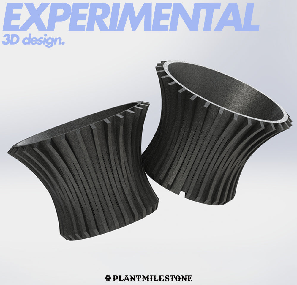 PMS 3D Printed Planter ’Crossfade Duplex Rays‘ 【Limited】
