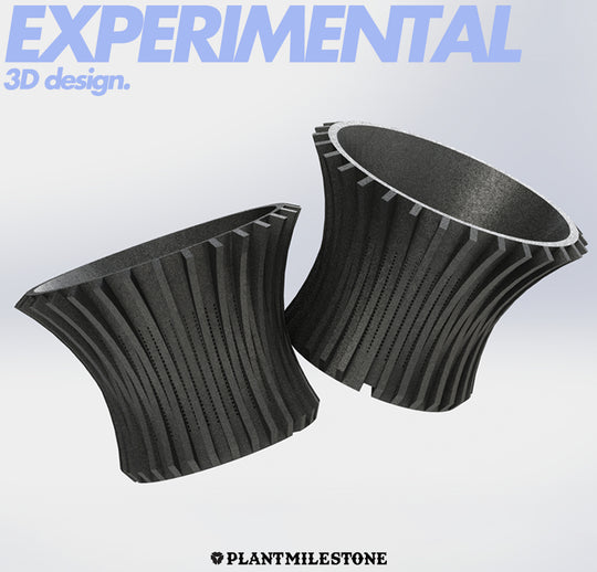 PMS 3D Printed Planter ’Crossfade Duplex Rays‘ 【Limited】