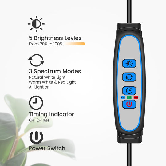 [MONO]HALO LED Plant Grow Light Stand Free