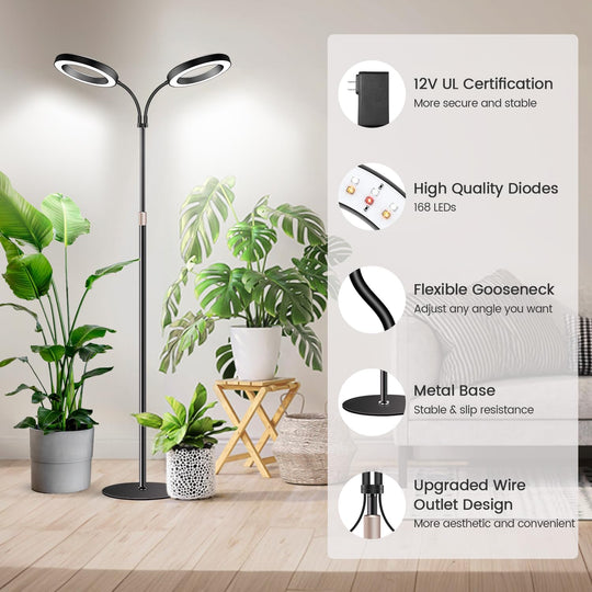 [MONO]HALO LED Plant Grow Light Stand Free