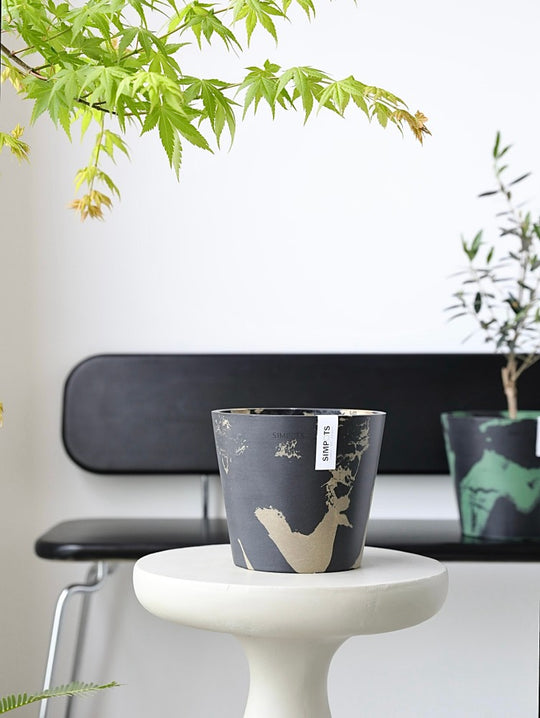 [Simpots] Classic Round Planter 【Limited Fire-fox Bicolor】