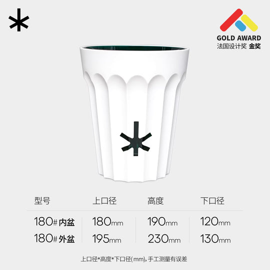 [Plantx] Set Planter 'Classic White' Collection
