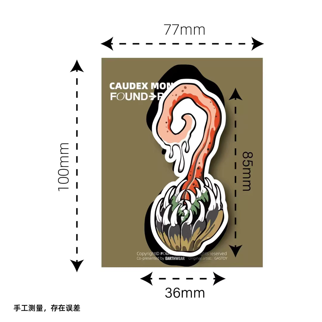 [Found&Round] [EARTHWEAR] "Caudex Monster" Artistic Magnet Series