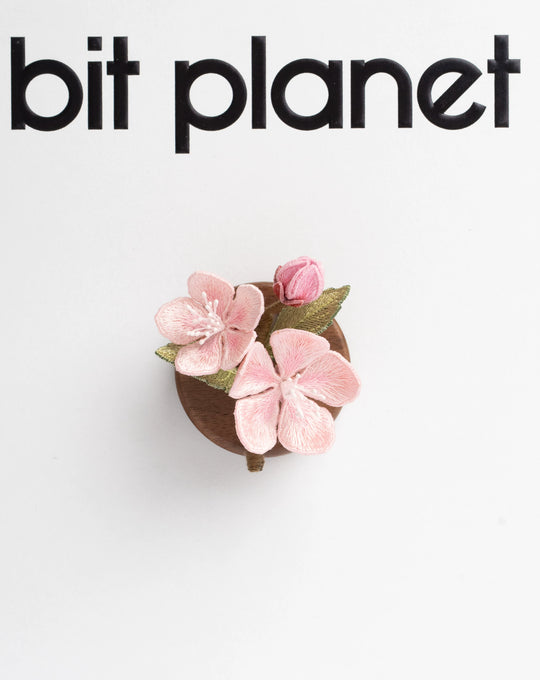 [Bitplanet] Embroidered Plant Fridge Magnets