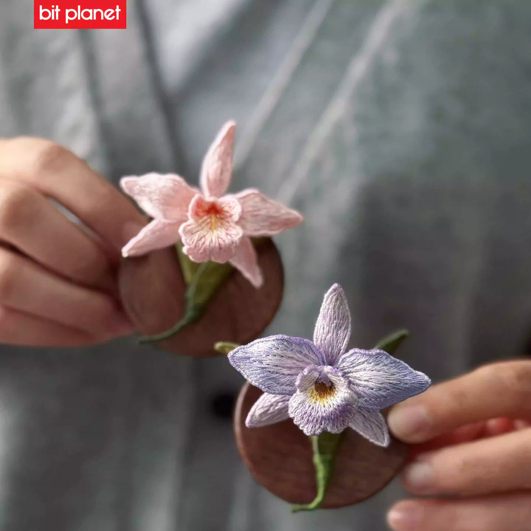 [Bitplanet] Embroidered Plant Fridge Magnets