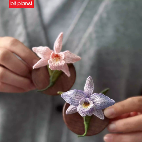 [Bitplanet] Embroidered Plant Fridge Magnets