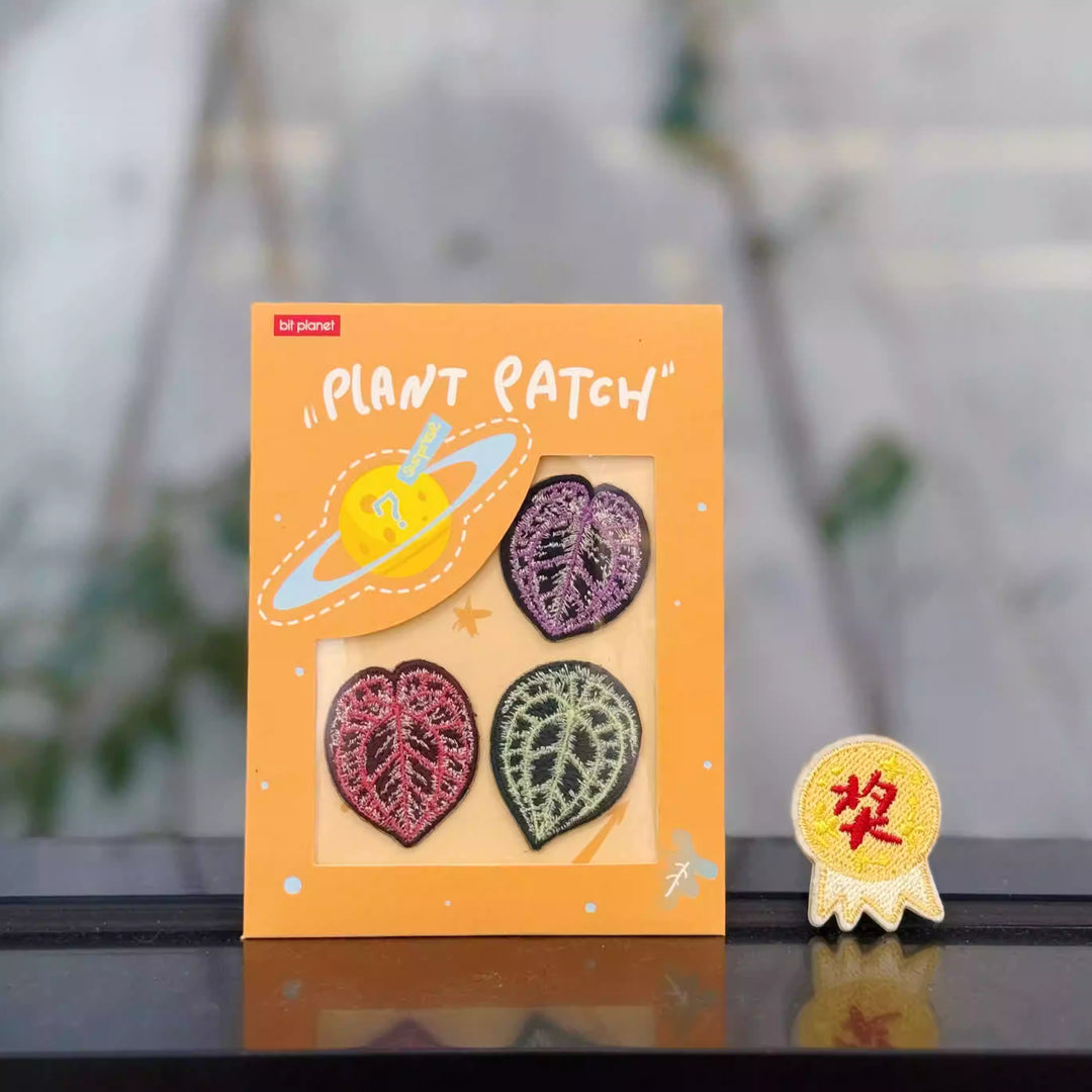 [Bitplanet]Embroidered Leaf Sticker