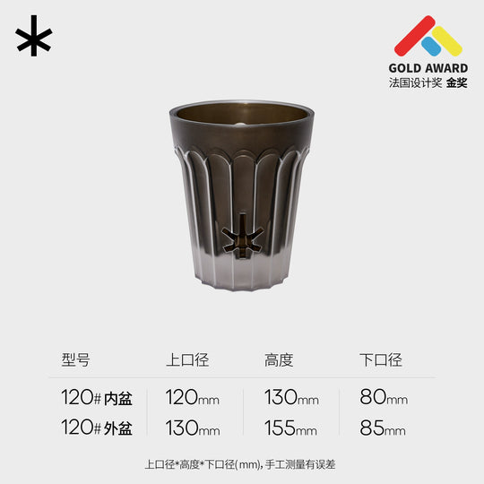 [Plantx] Set Planter 'Crystal Ice' Collection
