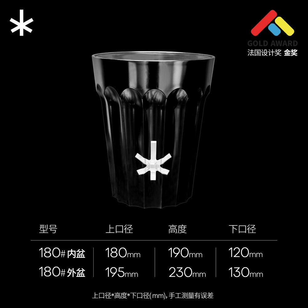 [Plantx] Set Planter in Metal Silver