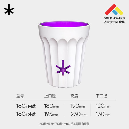 [Plantx] Set Planter 'Classic White' Collection