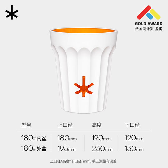 [Plantx] Set Planter 'Classic White' Collection
