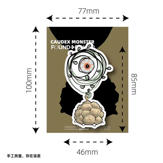 [Found&Round] [EARTHWEAR] "Caudex Monster" Artistic Magnet Series