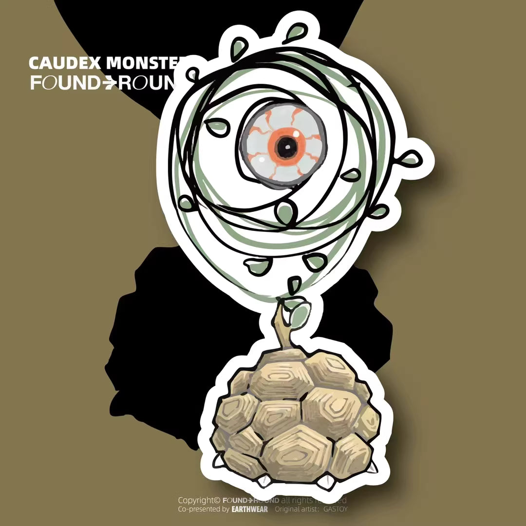 [Found&Round] [EARTHWEAR] "Caudex Monster" Artistic Magnet Series