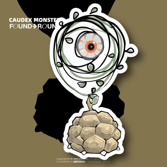 [Found&Round] [EARTHWEAR] "Caudex Monster" Artistic Magnet Series