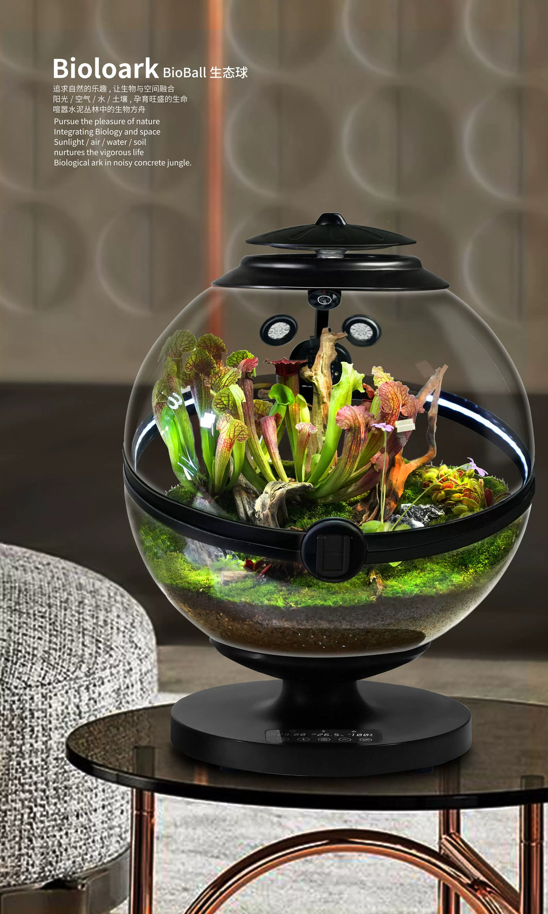 [Bioloark]  Desktop Smart Eco-Sphere【生物方舟·生态球系列】（Shipping Not Included）
