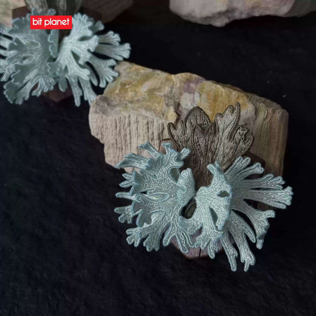 [Bitplanet] Embroidered Plant Fridge Magnets