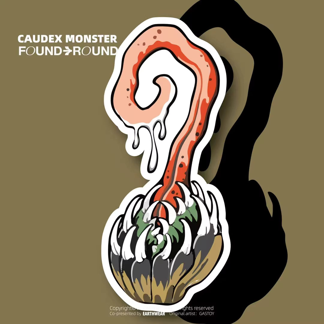 [Found&Round] [EARTHWEAR] "Caudex Monster" Artistic Magnet Series