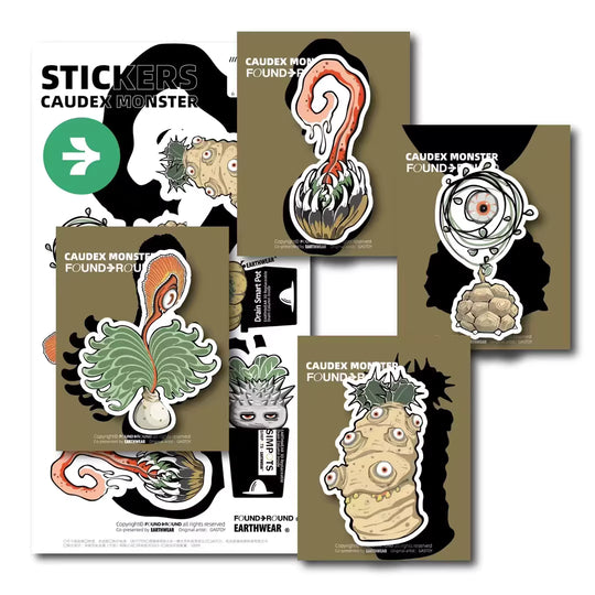 [Found&Round] [EARTHWEAR] "Caudex Monster" Artistic Magnet Series