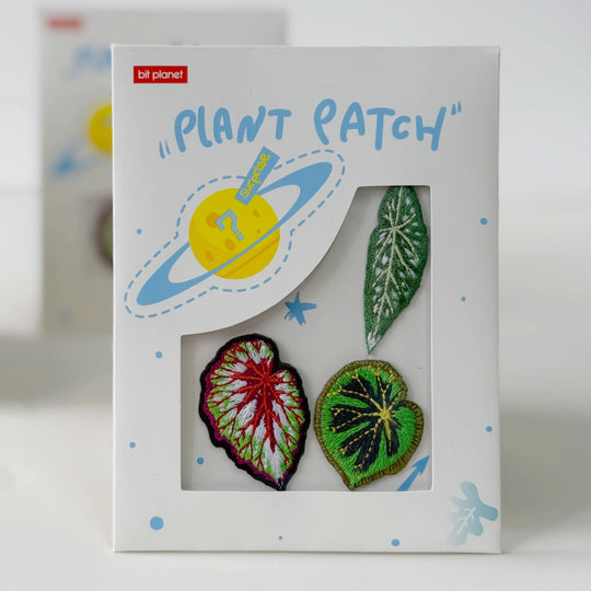 [Bitplanet]Embroidered Leaf Sticker