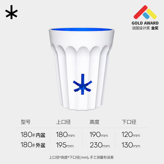 [Plantx] Set Planter 'Classic White' Collection
