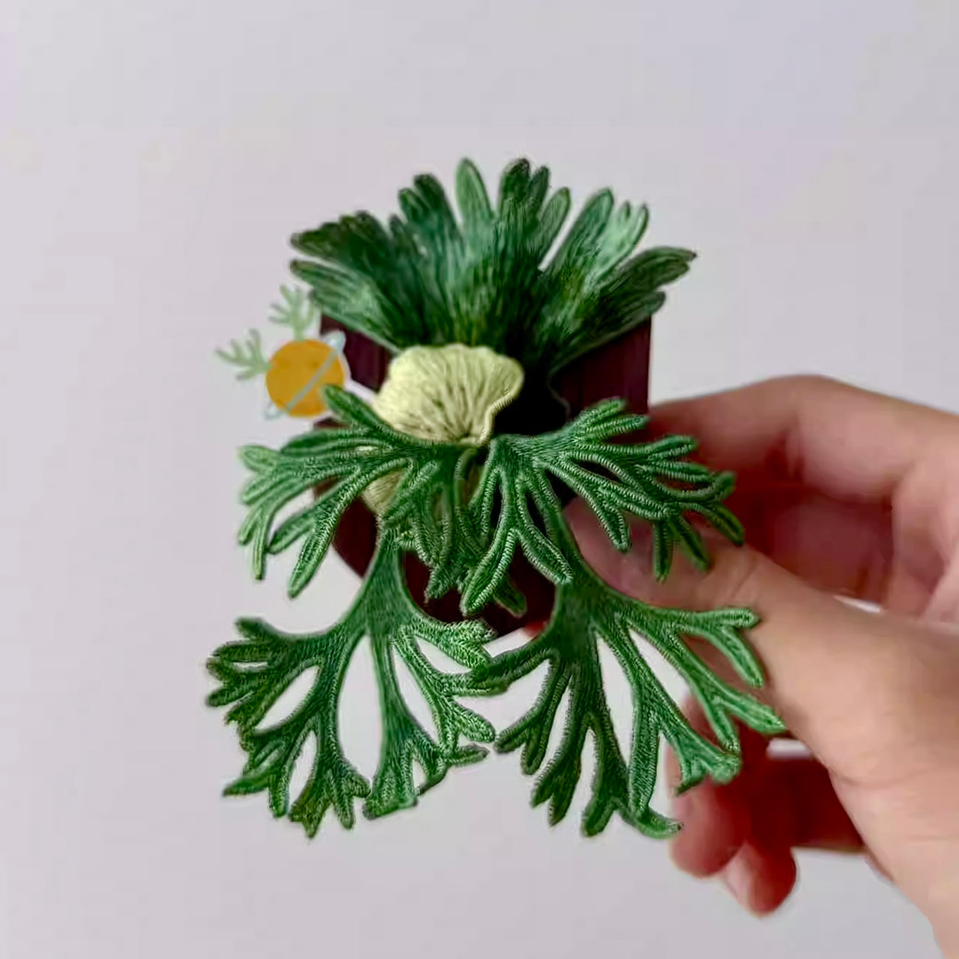 [Bitplanet] Embroidered Plant Fridge Magnets