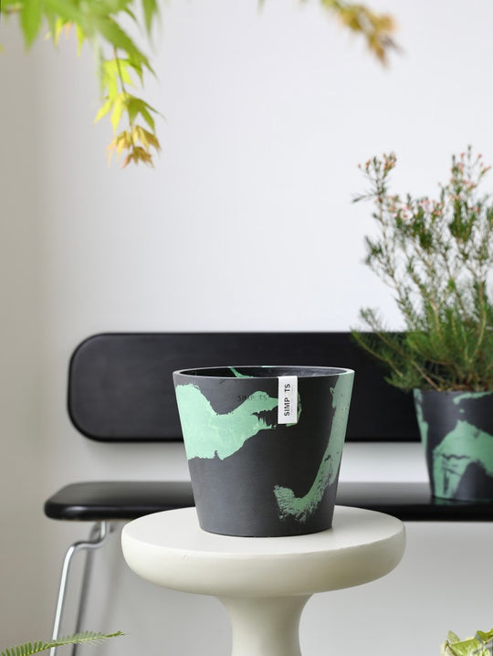 [Simpots] Classic Round Planter 【Limited Fire-fox Bicolor】