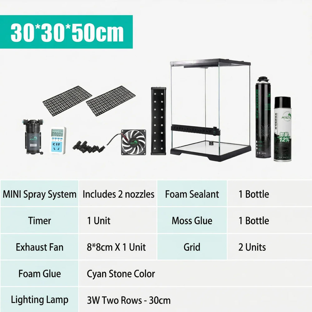 [Mius] Rainforest Terrarium Complete Equipment Set（Toronto Local Only）