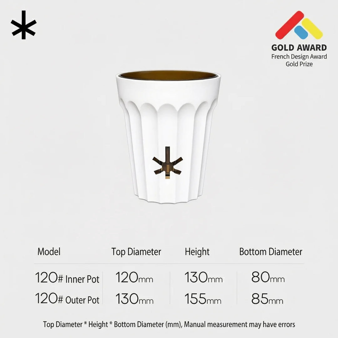 [Plantx] Set Planter 'Classic White' Collection