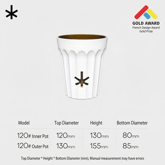 [Plantx] Set Planter 'Classic White' Collection