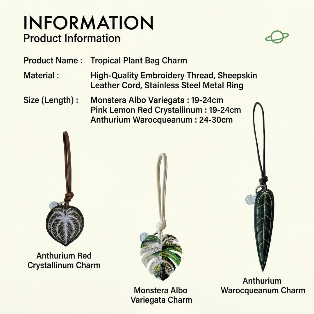 [Bitplanet]Tropical Plant Bag Charms